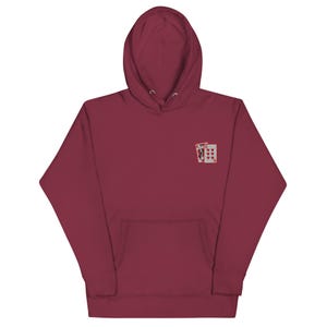 King Six of Hearts-pokerhoodie -- cadeaus voor pokerspelers, casinotrips, kaartspellen, cadeaus voor hem