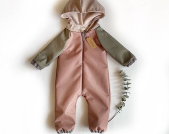 Regenoverall Kinderoverall Outdoor-Overall Übergangsoverall