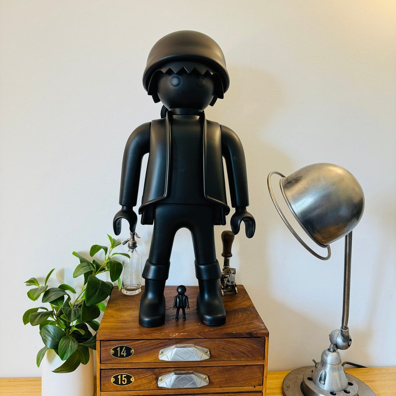 Playmobil XXL Black Monochrome 65 cm Giant Black Decoration image 1