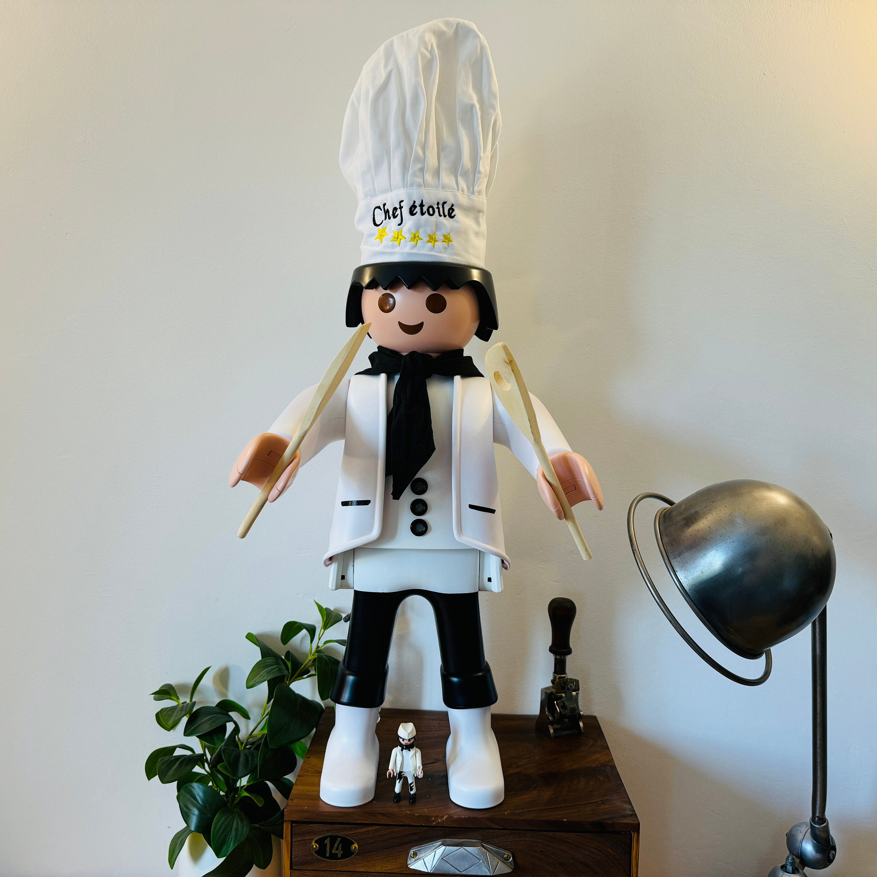 プレイモービル XXL シェフ - 63 cm - 巨大 - スター付きシェフ - Etsy