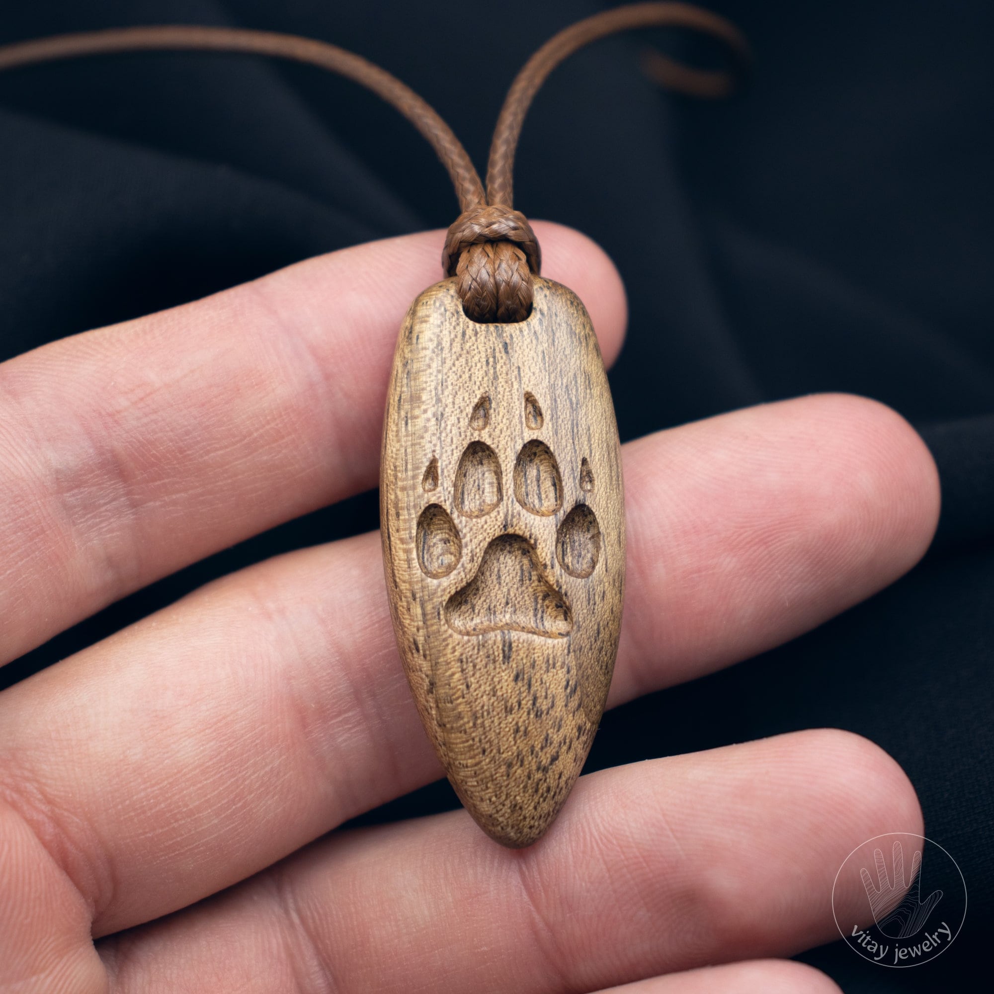 Wolf Paw Necklace Etsy Australia