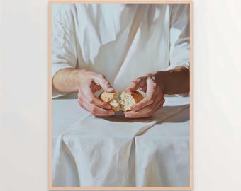 The Last Supper, Christian Wall Art, Jesus Painting, Jesus Prints, Catholic Art, Bible Wall Art, Good Shepherd Art, Jesus Art, Christian Art