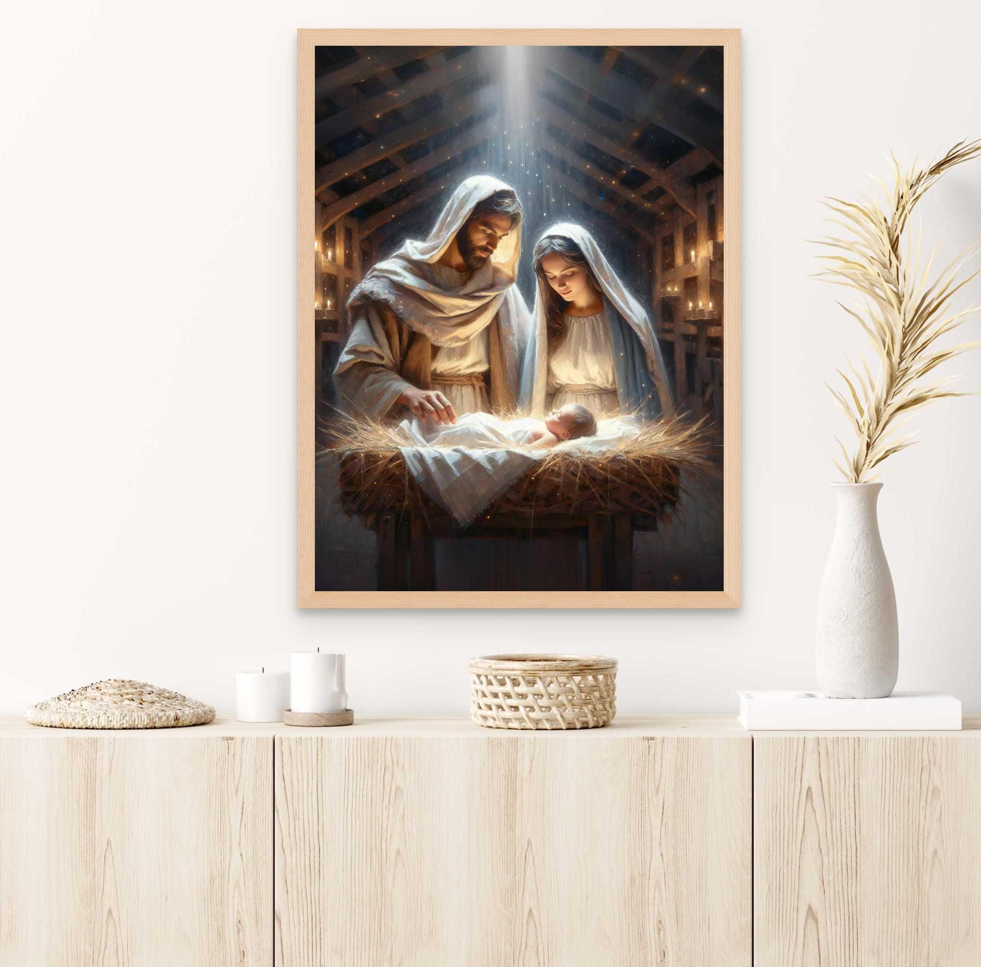 イエスの誕生、キリスト教の絵画、キリスト教のクリスマスアート