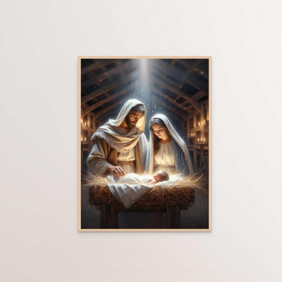 イエスの誕生、キリスト教の絵画、キリスト教のクリスマスアート