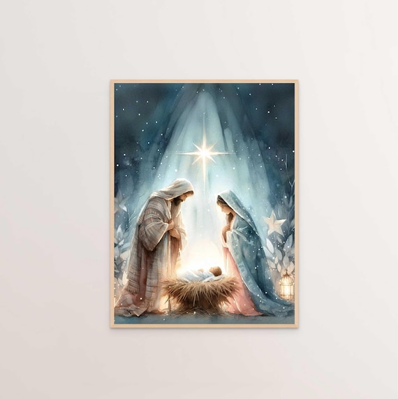 聖家族の降誕 アートガラス キリストの誕生 キリスト教マリアイエス