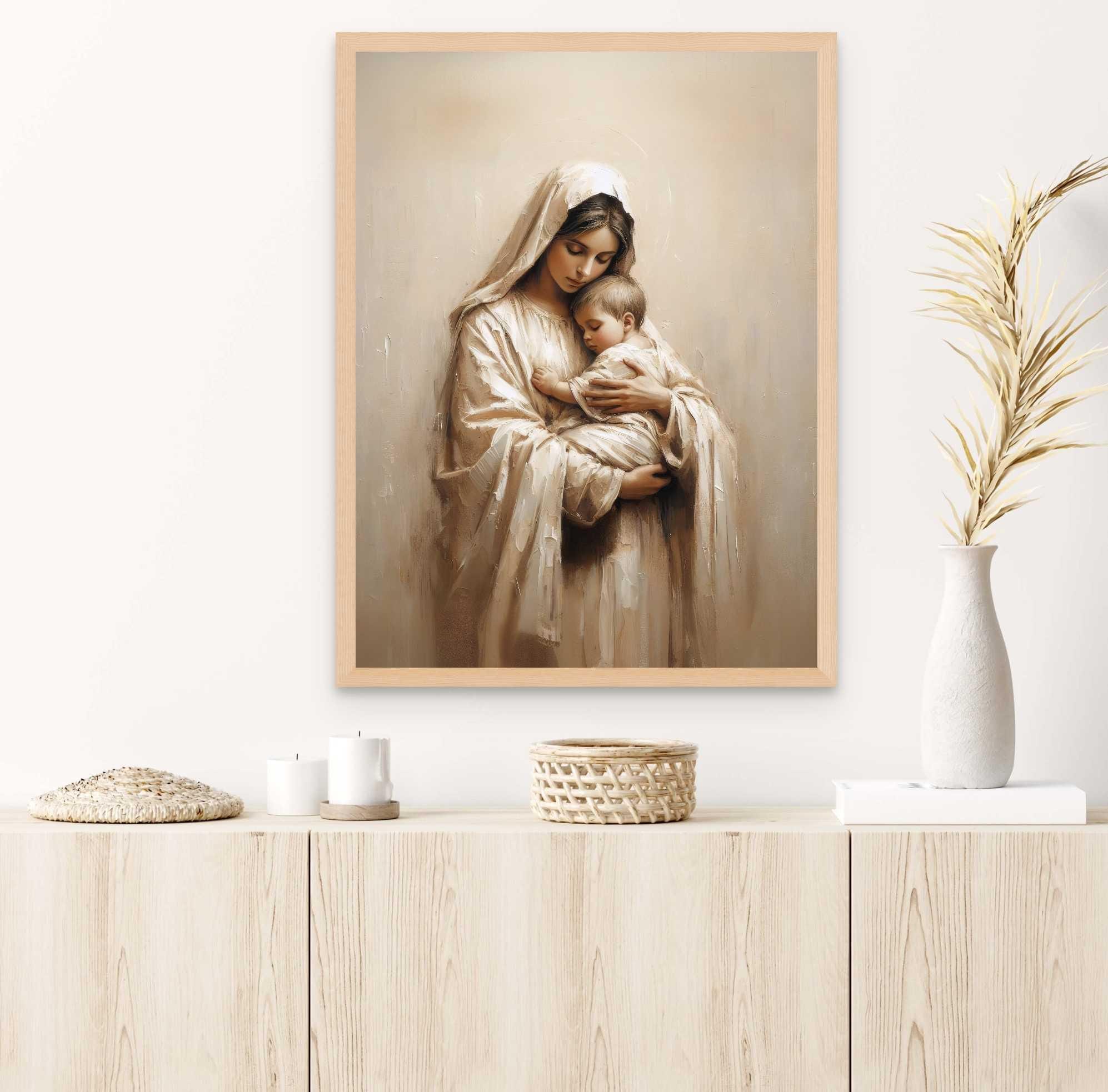 聖母マリアと幼子イエス、キリスト教美術、降誕画、イエスの誕生、聖母