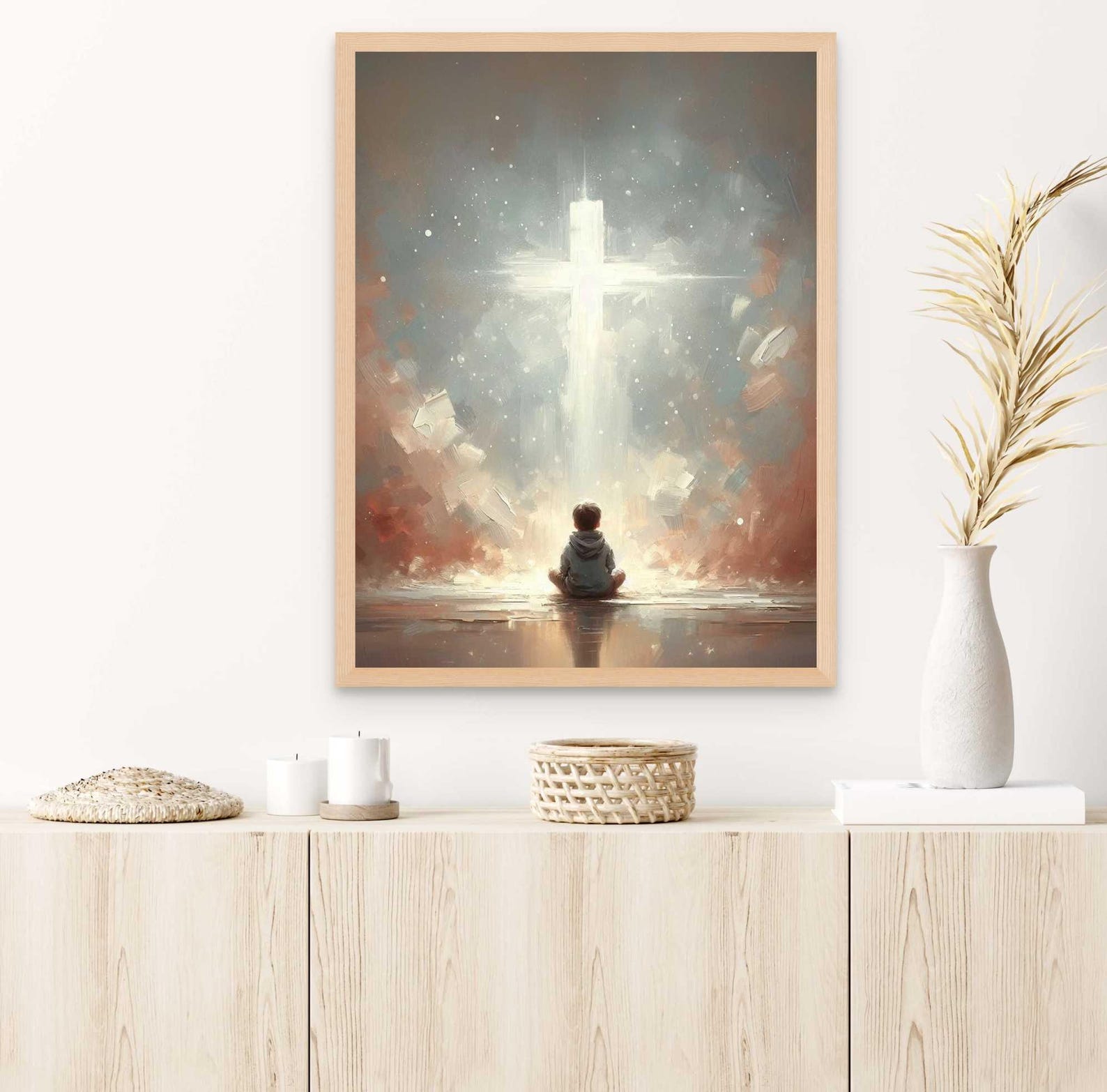 Child of Faith, Christian Wall Art, Christian Art for Children, Jesus ...