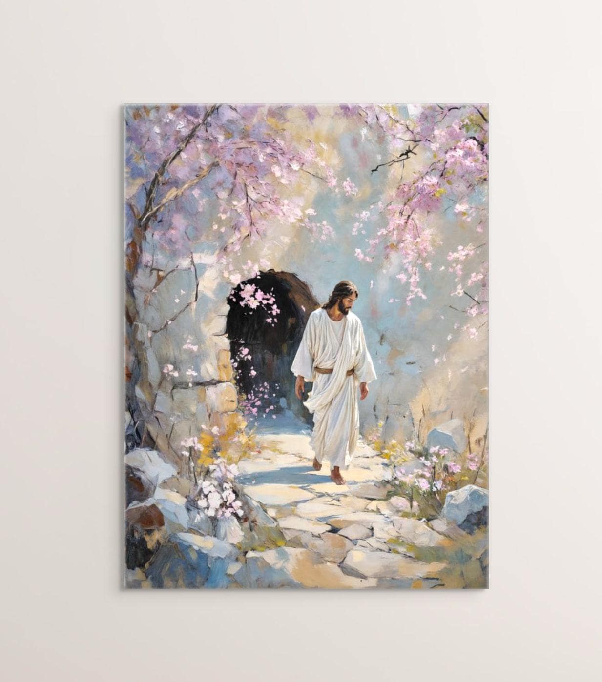 He Is Rising The Rising of Christ, Christian Wall Art, Jesus Shepherd Art, Jesus ...