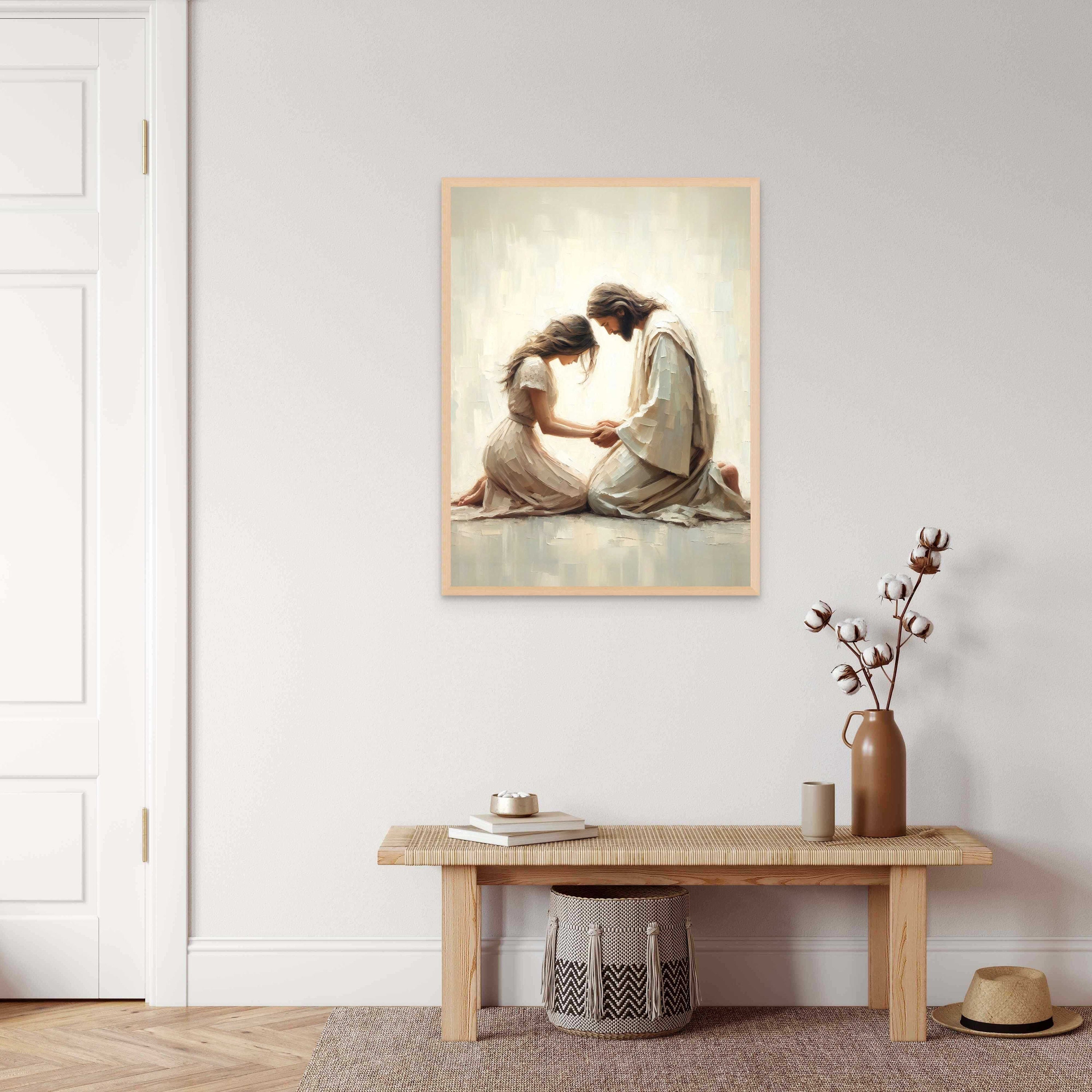 キリスト女性画 キリストと姦通された女性たち、1628