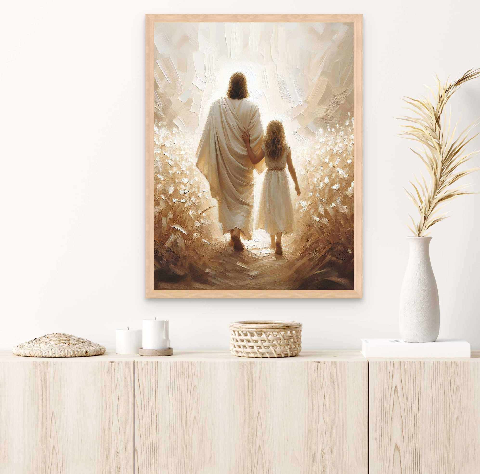 LED Christus Teelicht - Flackernde Jesus Lampe Für Meditation Und Dekoration