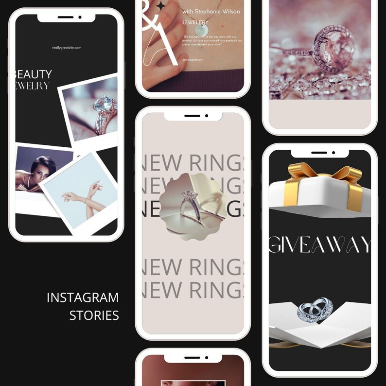 200 Jewelry Instagram Templates Instagram Post Jewelry Instagram Story