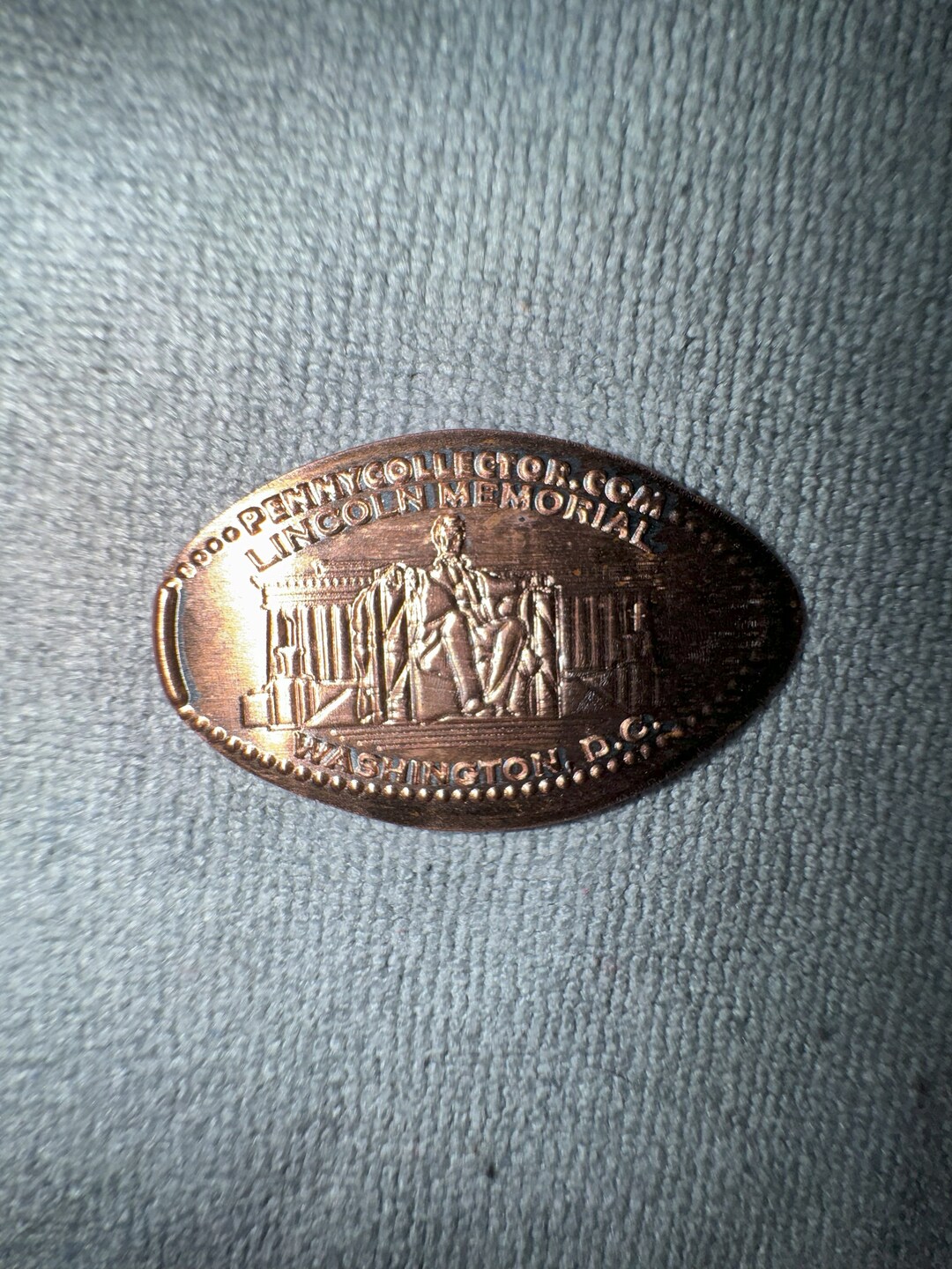 Lincoln Memorial Elongated Pressed Penny Washington DC Coin Etsy