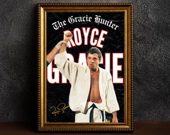 Royce Gracie / / MMA / Boxing / Wall poster / Wallart / Interior decoration / Print boxing / Boxing Poster Prints
