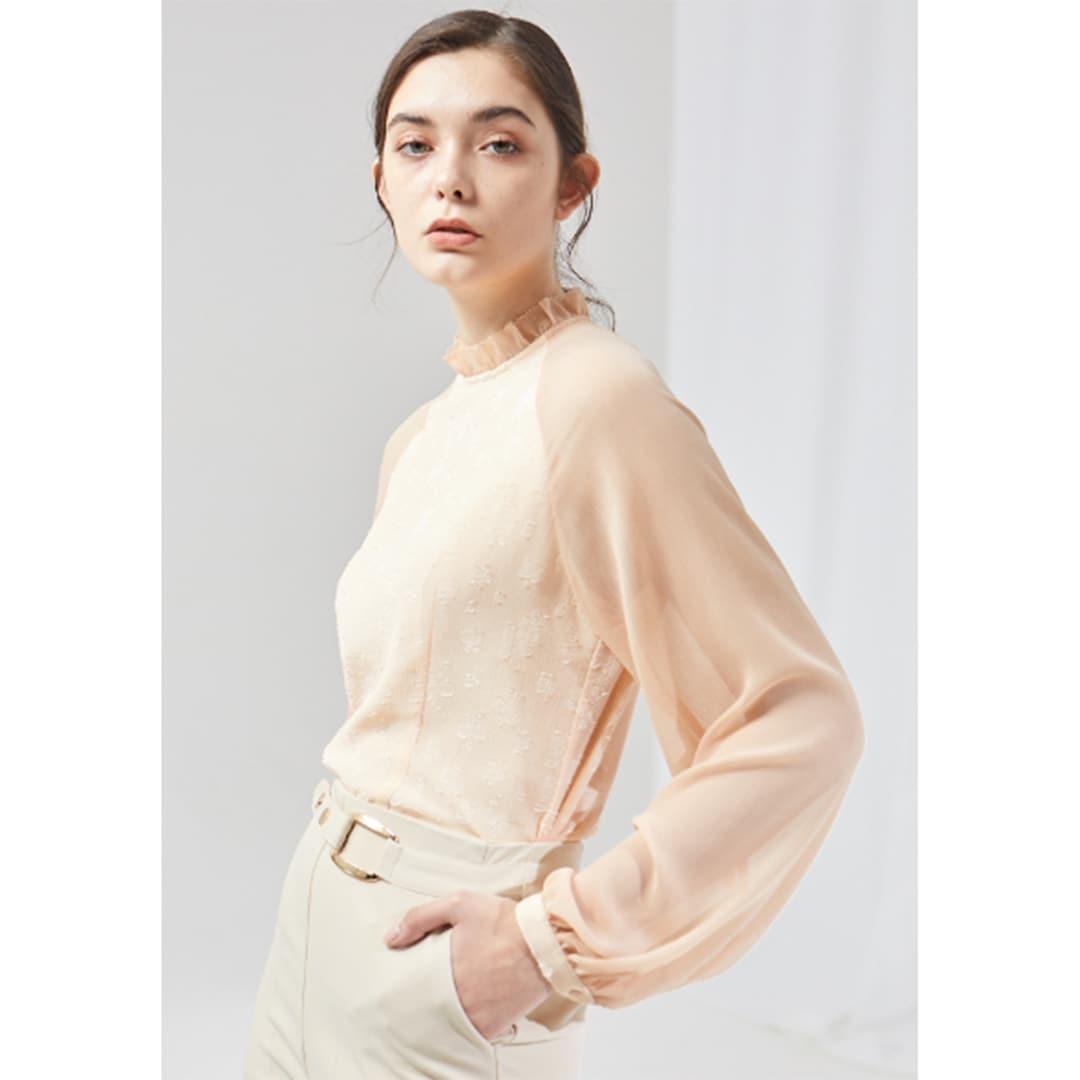 Long Sleeved 100 Silk Shirt 10 main image 1