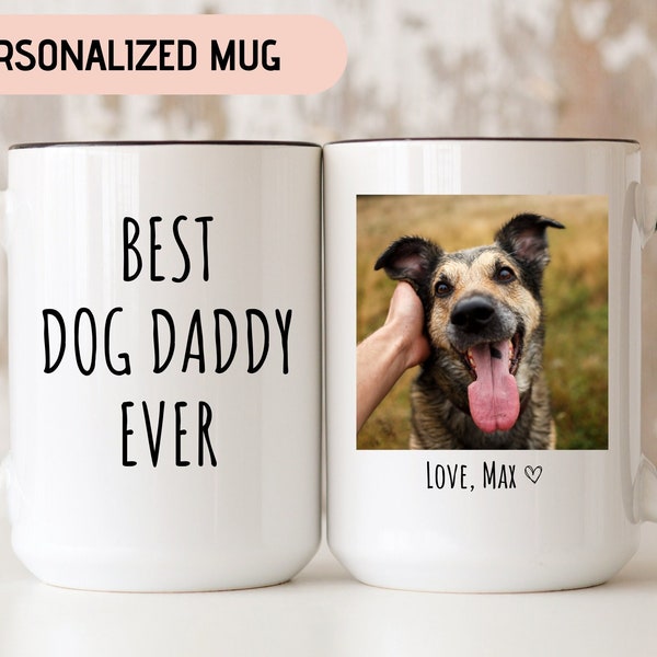 Personalized Dog Mug, Dog Dad Mug, Fathers Day Gift from Dog, Dog Dad Gift, Dad Gift from Dog, Dad Dog Coffee Mug, Fathers Day Pet Photo mug