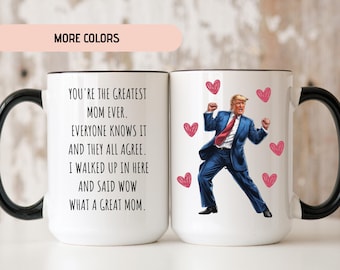 Funny Trump Personalized Grandma Gifts, Funny Gift for Mothers day, Grandma trump mug, MAGA Gift, Trump Gift for Grandma, Custom Mug for Mom