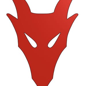 Custom Dragon Grille Metallabzeichen