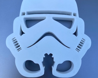 Stormtrooper Grille Badge - 3D Printed Car Accessory