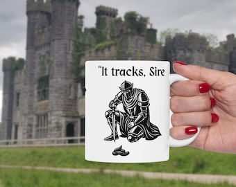 Funny Knight Mug, Funny Life Quote Cup, Medieval Meme Castle Core, Pick-Me-Up Gift