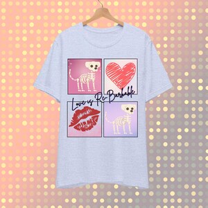 Dog Lover Valentine Tee Dog Mom Shirt Funny Valentine Goblincore Dog Valentine Pet Lover's Gift Dog Tshirt Gift for Dog Mom Pop Art Style