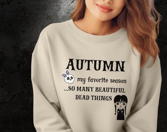 Sarcastic Witchie Sweatshirt, Dark Academia Whimsi Goth Crewneck,  TV Show Fandom Shirt, Funny Quote Shirt