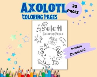 Coloriage axolotl : coloriages axolotl