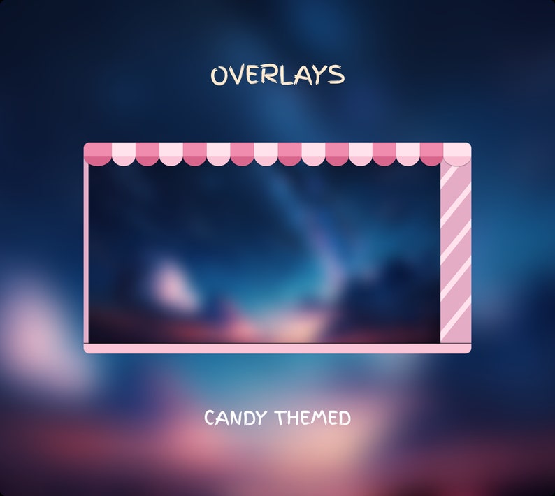 Candy Stream Pack Stream Overlay Streamoverlay Chat Widget Candy Stream Pack Stream Overlay Streamoverlay Chat Widget