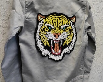 Custom High Quality Large Embroidery Patch, Iron/Sew On Back Patch Made To Order for Jackets, Hoodies, Shirts etc