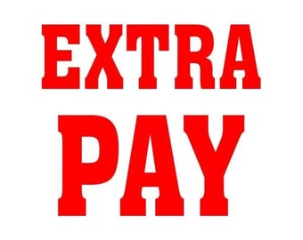 Additional Payment Required