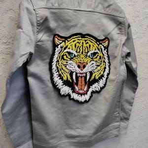 Custom High Quality Large Embroidery Patch, Iron/Sew On Back Patch Made To Order for Jackets, Hoodies, Shirts etc