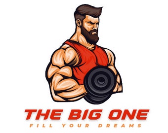 THE BIG ONE ( Ein Fitness-Studio -Logo )