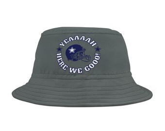 Here We Gooo, Dak, Prescott, Dallas, Cowboys, Geschenk für sie, Geschenk für ihn, Football, Quarterback, Bucket Hat (AOP)