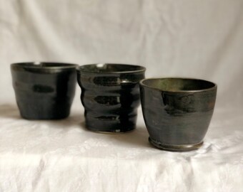 Mugs unique faits mains en céramique (poterie artisanale)