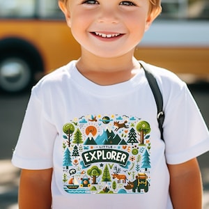 Little Explorer Child Shirt - Adventure Kid Tee - Outdoor Enthusiast Top - Nature Lover&#39;s Apparel