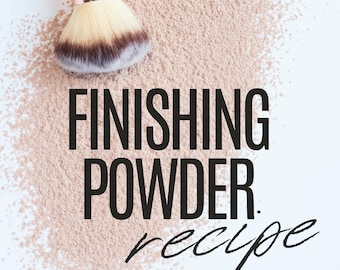 DIY Spray Tan Finishing Powder Recipe, Matte or Radiant (PDF)