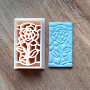 Stained Glass | Rose | Sun Catcher | Polymer Clay Cutter