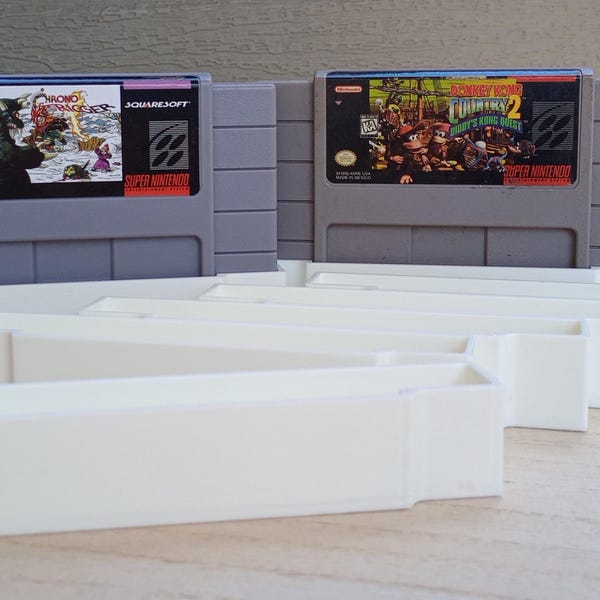 Protective Covers For Super Nintendo Game Cartridges | Dust Covers For SNES Video Game Cartridges