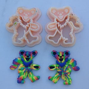 Sunshine Bear | Happy Bears | Dancing | Teddy Bear | Polymer Clay Cutter