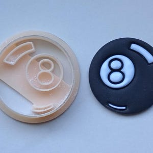 8 Ball | Magic 8 Ball | Polymer Clay Cutter