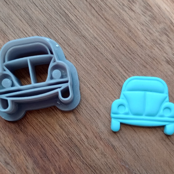 Retro Beetle Style Bug Car Polymer Clay Cutter