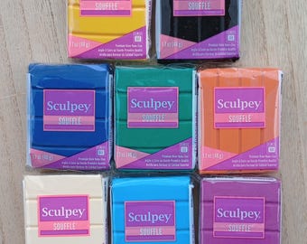 Sculpey Soufflé Polymer Clay – Mandarin Orange, 1.7 Oz, Oven-Bake, Suede Finish - View #5