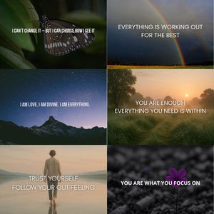 10 Most Transformational Quotes Prints - Mental Health Wall Art - Motivational Quotes Set - Therapy Decor - Self Growth Digital Download