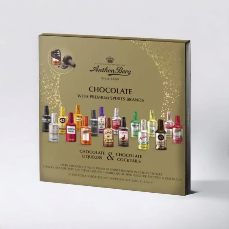 Anthon Berg Chocolate Liqueur Collection 21 Piece Box 328g Etsy