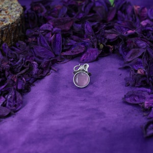Granaatring, Zilveren Ring in Olifantstijl, Handgemaakte Ring, Boho Ring, Verjaardagsring, Vrouwenring, Edelsteenring afbeelding 5