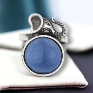 Garnet Ring, Elephant Style Silver Ring,Handmade Ring, Bohemian Ring,Anniversary Ring, Women Ring, Gemstone Ring image 2