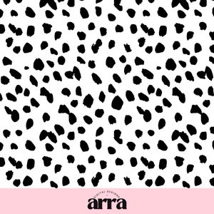 Lot impression dalmatien SVG et PNG Motif de taches de dalmatien sans couture ⟡ Svg animal imprimé