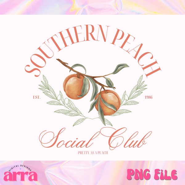 Coquette Peach PNG ⟡ Social Club png ⟡ Pink Bow Aesthetic Png ⟡ southern png ⟡ Girlie Png ⟡ peachy png ⟡coquette peach shirt design