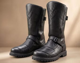 Darth Maul Black Leather Cosplay Boots | Sith Lord Costume Shoes | 501st Legion Sci-Fi Footwear