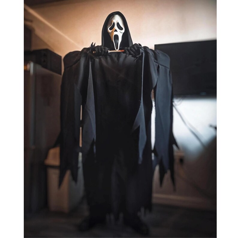 Scream Ressurection Robe Ghostface SCREAM 6 Robe, Ghostface Scream Robe , Halloween Costume ...