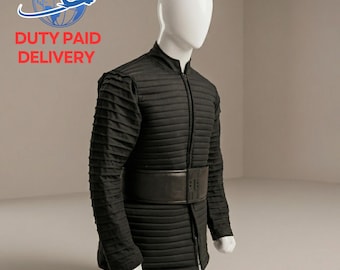 Camisa de disfraz inspirada en Kylo Ren con cinturón / Túnica de Lord Sith para hombre / Traje de cosplay de Halloween